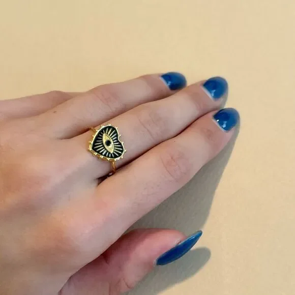 Evil eye ring M1050 - Picture 4 of 4